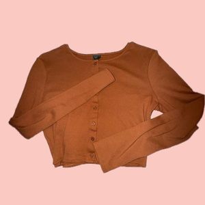 wild fable cropped long sleeve